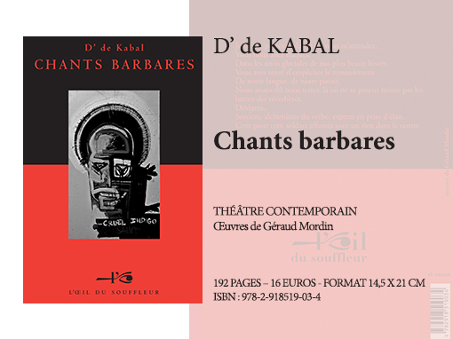 Chants barbares | D' de Kabal - Collection Théâtre