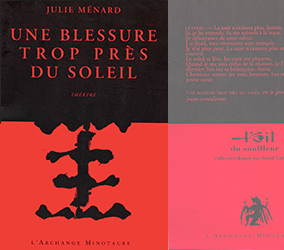 Une blessure trop près du soleil - Julie Ménard