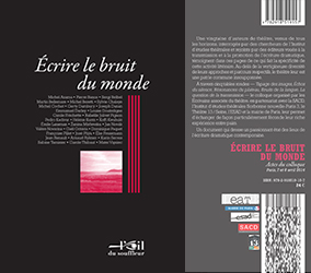 Couverture Écrire le bruit du monde