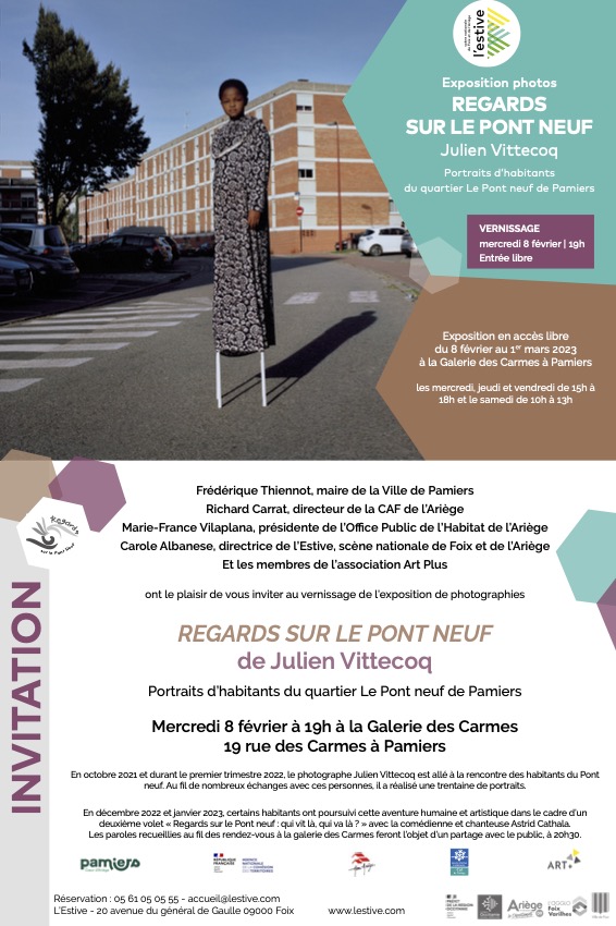 invitation vernissage exposition Regards sur le Pont neuf