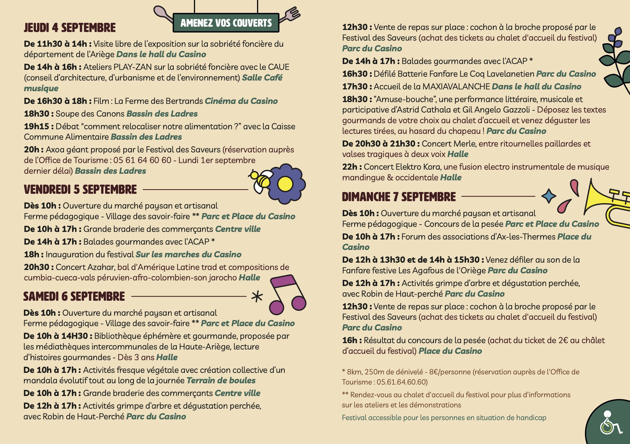 2Programme Festival des Saveurs 2025